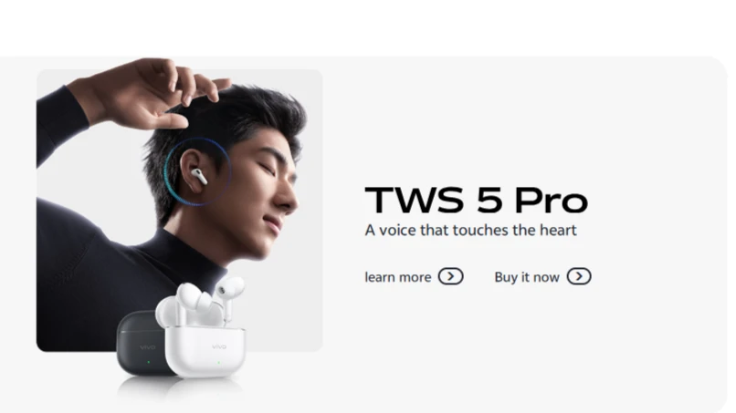 Компанія Vivo представила TWS 5 Pro з підтримкою Hi-Fi звуку